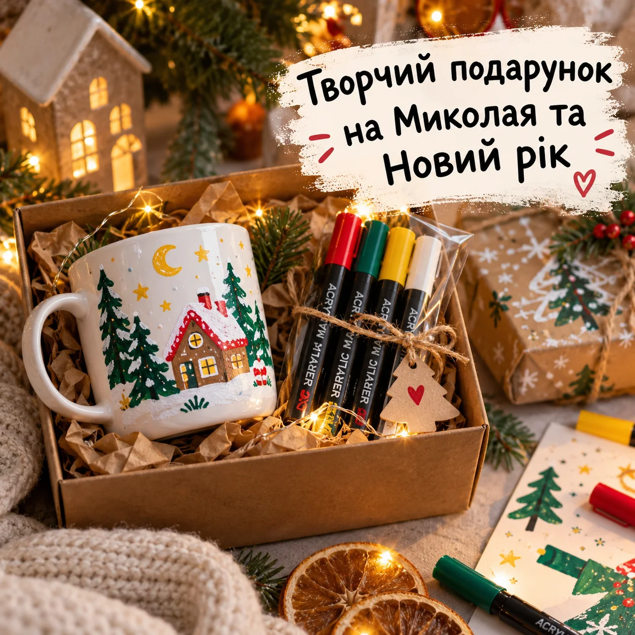 Творчий подарунок дитині й підлітку на Миколая та Новий рік